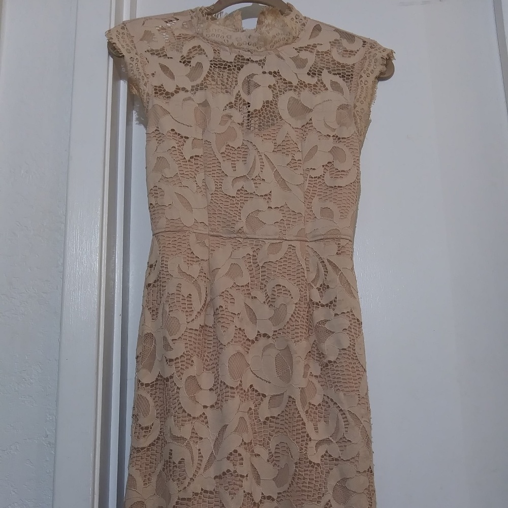 👗 Like New Sans Souci Lace dress (Nude) 👗
